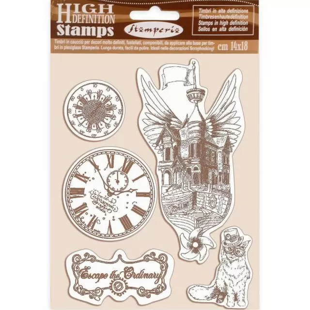 STAMPERIA STEMPEL KAUCZUKOWY 14x18 cm