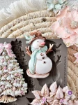 Foremka silikonowa 20x13 cm - Finnabair Prima Christmas Blush 982638.