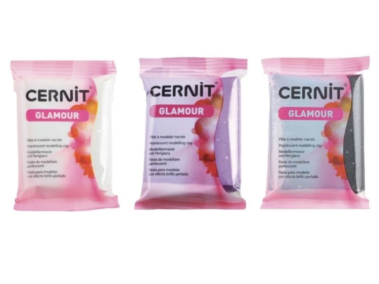 Modelina Cernit Glamour Tetalic 56g, kolor 057 coper - miedź