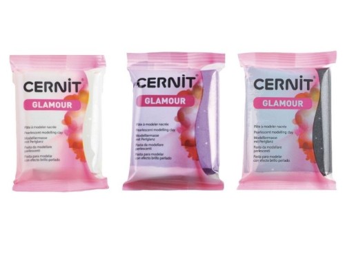 Modelina Cernit Glamour Tetalic 56g, kolor 057 coper - miedź
