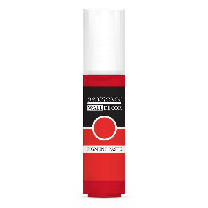 Pigment pasta 20ml czerwona Pentart Wall Decor