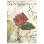 Papier ryżowy A6 Stamperia Flowers and Poems DFSA6X13 - zestaw 8 sztuk