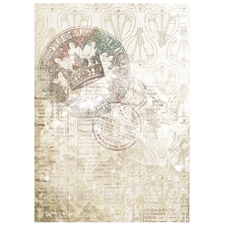 Papier ryżowy A6 Stamperia Our Way DFSAK6061 - zestaw 8 sztu