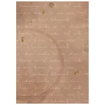 Papier ryżowy A6 Stamperia Flowers and Poems DFSAK6062 - zestaw 8 sztuk