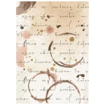 Papier ryżowy A6 Stamperia Flowers and Poems DFSAK6062 - zestaw 8 sztuk