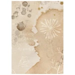 Papier ryżowy A6 Stamperia Flowers and Poems DFSAK6062 - zestaw 8 sztuk