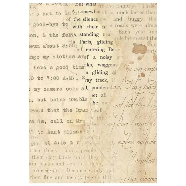 Papier ryżowy A6 Stamperia Flowers and Poems DFSAK6063 - zestaw 8 sztuk