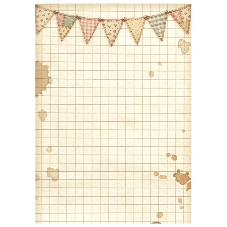 Papier ryżowy A6 Stamperia Flowers and Poems DFSAK6063 - zestaw 8 sztuk