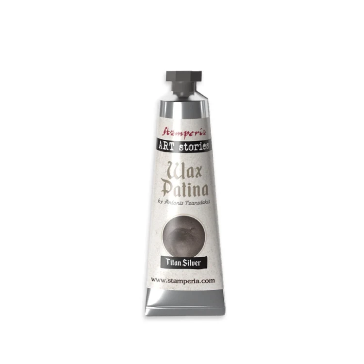 Patyna woskowa Wax Patina Stamperia KECW04 - Titan Silver 40 ml