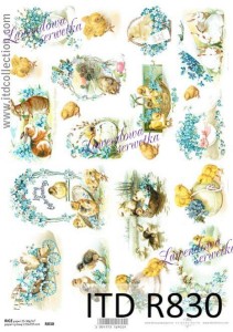 Papier Ryżowy  WIELKANOC 830