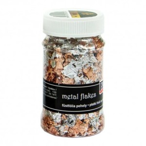 PENTART FOLIA PŁATKI 100ml SREBRO/MIEDŻ