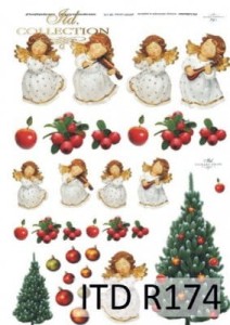 Papier Ryżowy  Boże Narodzenie  ITD   174