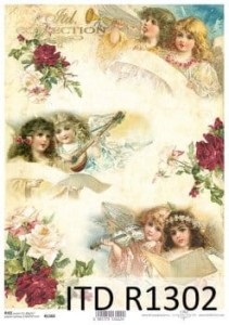 Papier Ryżowy Boże Narodzenie ITD 1302