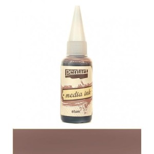 PENTART TUSZ MEDIA INK 20 ml ŚLIWKOWY