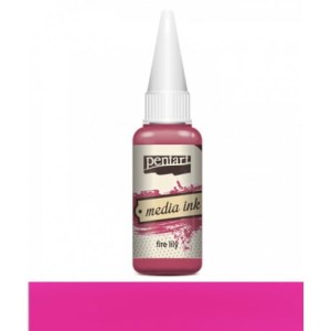 PENTART TUSZ MEDIA INK 20 ml OGNISTA LILIA
