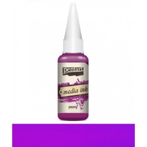PENTART TUSZ MEDIA INK 20 ml PEONIA