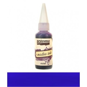 PENTART TUSZ MEDIA INK 20 ml FIOLETOWY