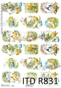 Papier Ryżowy  WIELKANOC 831