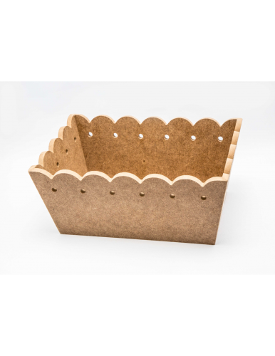 Pojemnik na pieczywo z MDF rozm. 27x19x11cm