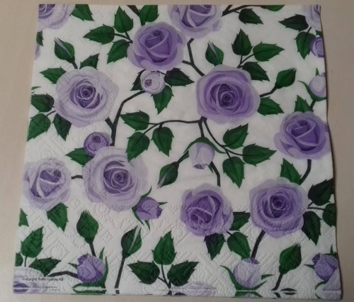 serwetka do decoupage  róże  kwiaty