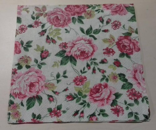 serwetka do decoupage  róże  kwiaty
