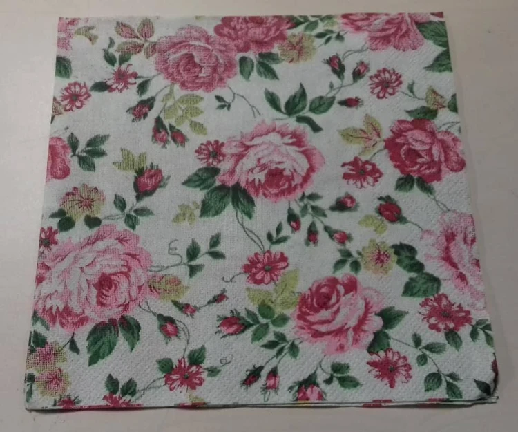 serwetka do decoupage  róże  kwiaty