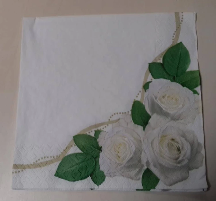 serwetka do decoupage  róże  kwiaty