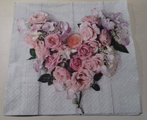 serwetka do decoupage  róże  kwiaty
