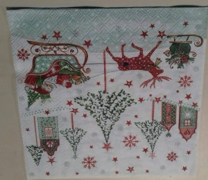 Serwetka Boże Narodzenie  33x33      STEWO