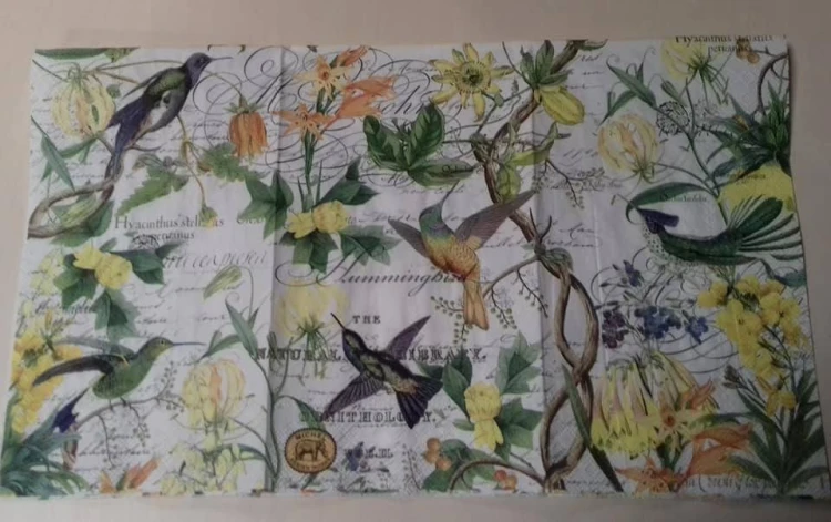 SERWETKA DODECOUPAGE, ptaki