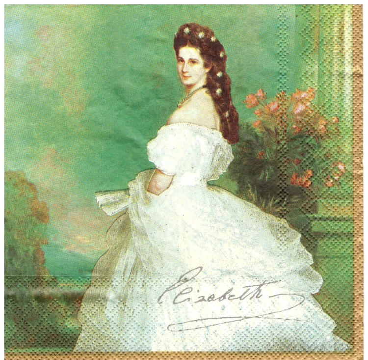 serwetka do decoupage, Elizabeth