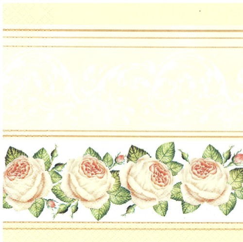 serwetka do decoupage, roże
