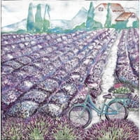 serwetka do decoupage  ,lawenda, kwiaty