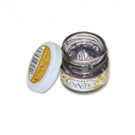 STAMPERIA PASTA WOSKOWA  CZARNE SREBRO 20ml   