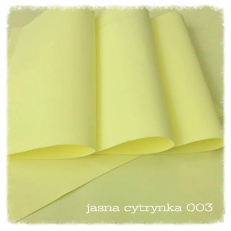 FOAMIRAN PIANKA 30x35cm JASNA CYTRYNKA