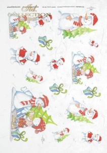 Papier ryżowy Boże Nar.  ITD 240