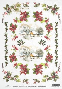 Papier ryżowy Boże Nar.  ITD 446