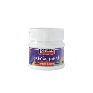 PENTART FARBA DO TKANIN 50 ml BIAŁY