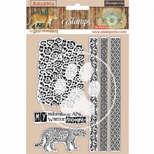 STAMPERIA STEMPEL KAUCZUKOWY 14x18 cm AMAZONIA TRIBALS