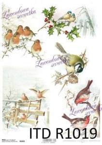 Papier Ryżowy BOŻE NARODZENIE ITD 1019