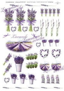 Papier ryżowy  Kwiaty  ITD 040