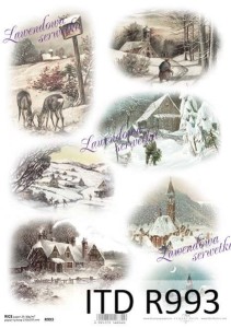 Papier Ryżowy BOŻE NARODZENIE ITD 993