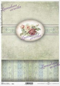 Papier Ryżowy Kwiaty  ITD 816