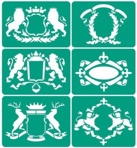 Szablon z klejem 3D 21x22