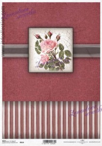 Papier Ryżowy Kwiaty  ITD 814