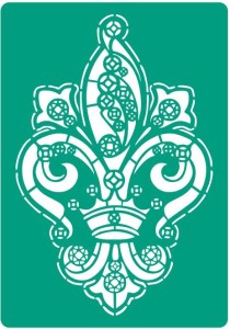 Szablon z klejem 3D 12x17