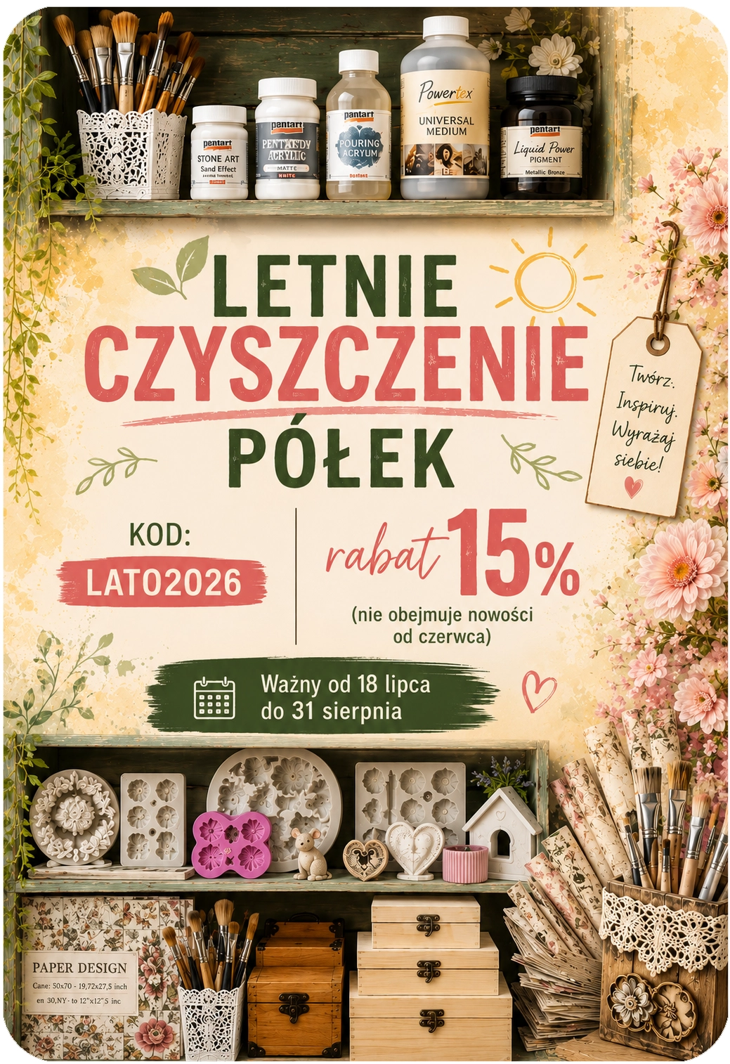 Letnie czyszczenie półek rabat 15%